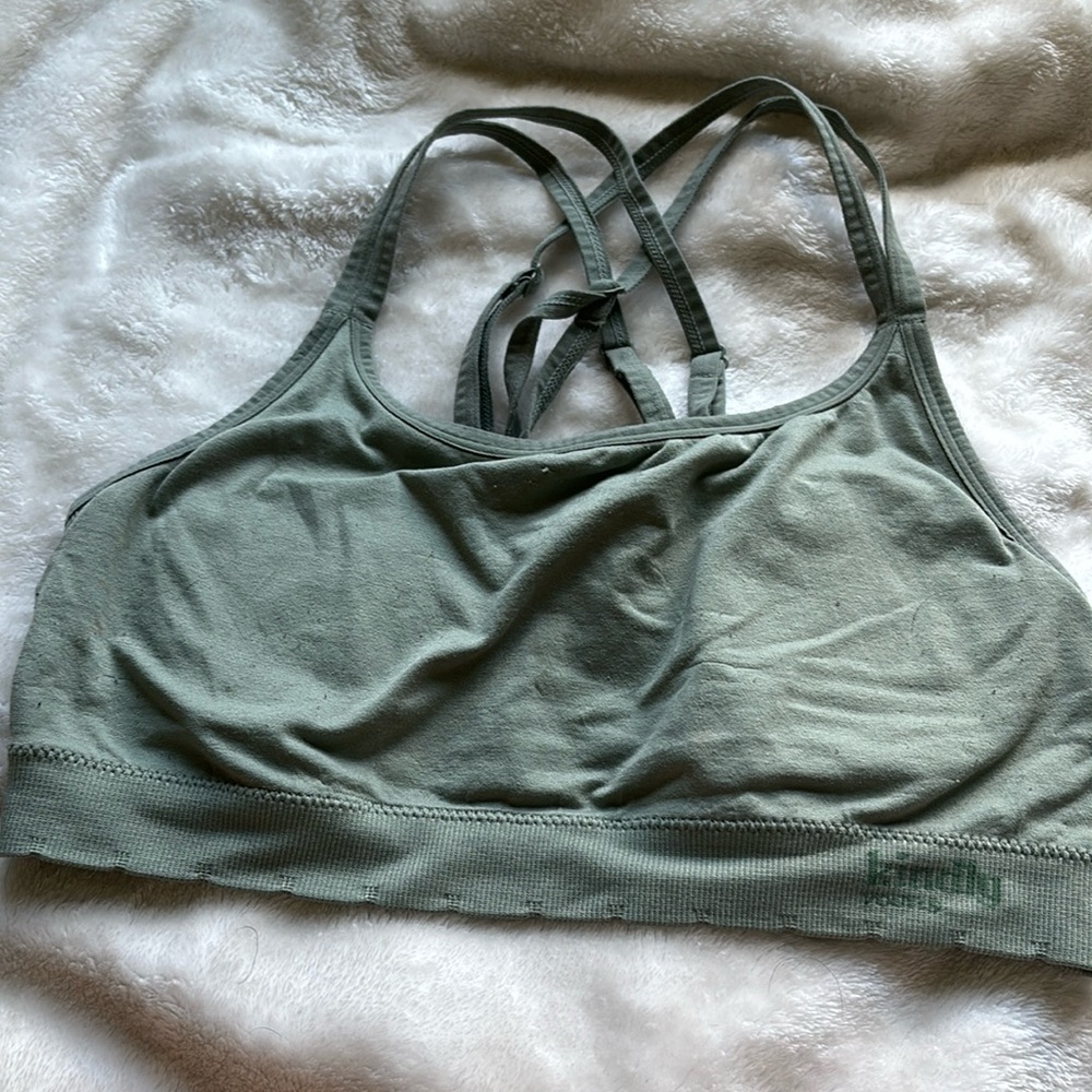 Kindly yours green sports bra